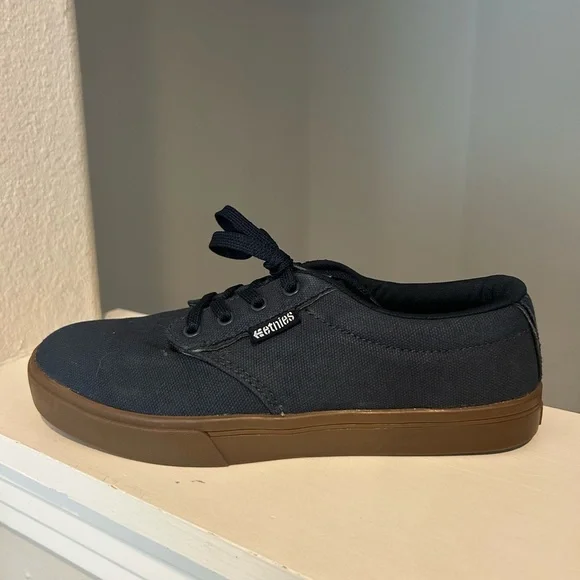 Etnies Jameson 2 Eco Navy Gum Skate Shoes Cork Insole Mens Size 7 - Picture 2 of 9